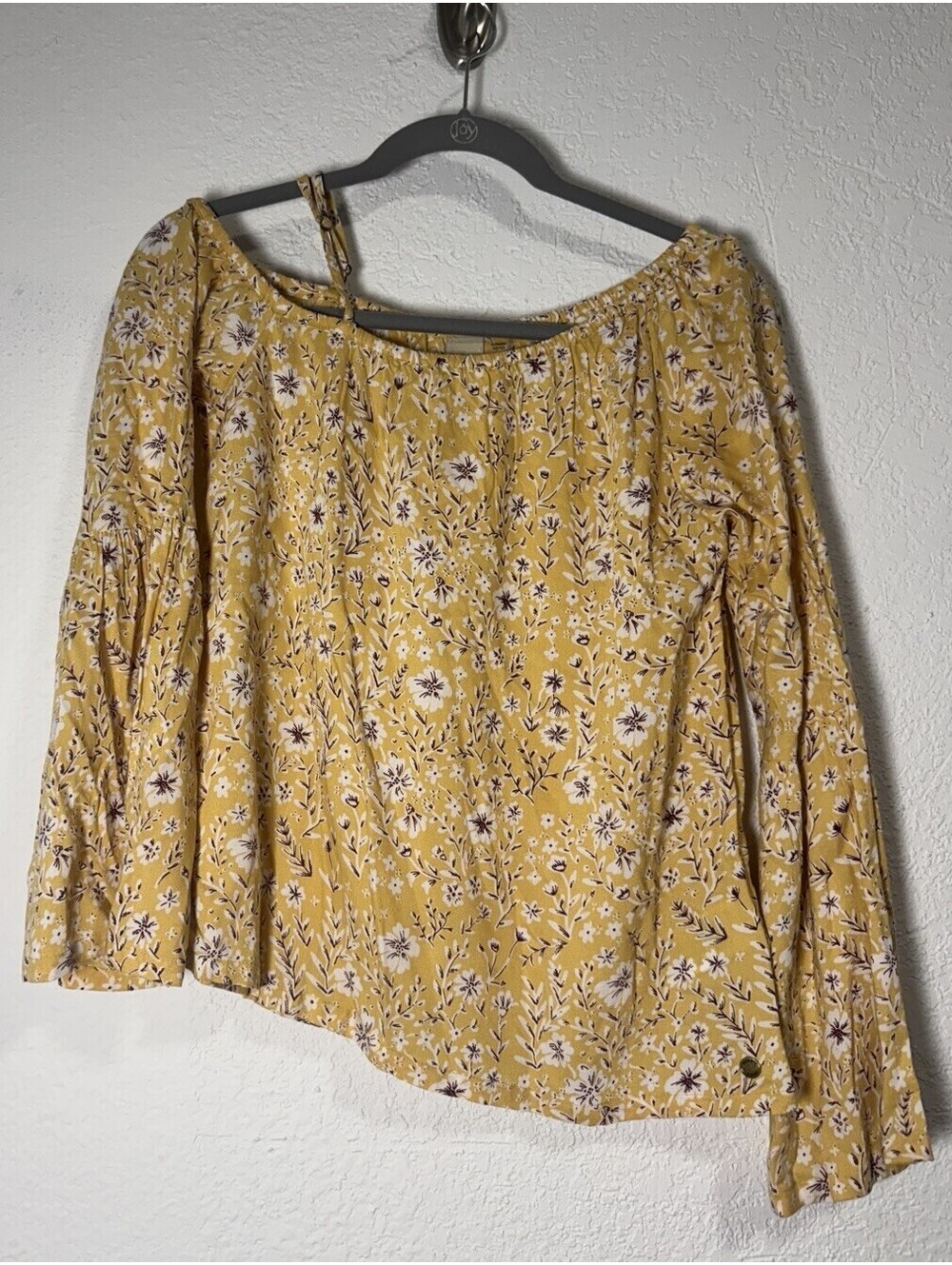 Roxy Floral Viscose Long Sleeve Top Size XS